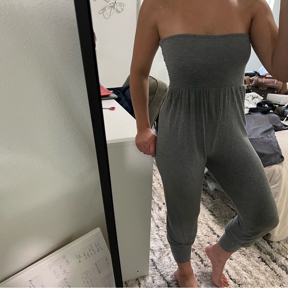 Strapless jumpsuit